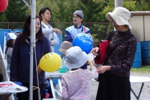 風船は今年も大人気